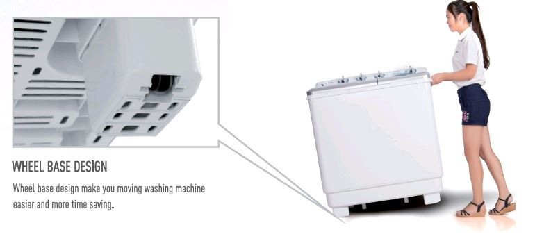 Features of 7.5kg Twin Tub Washer-2 Features of 7.5kg Twin Tub Washer-2