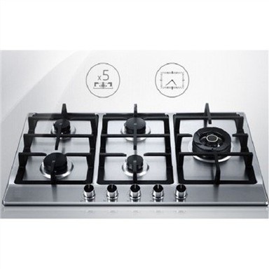 Stainless Steel Gas Hob 5 Zones